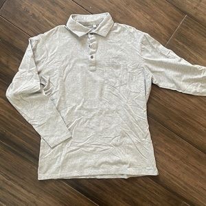 Mens state and liberty button down gray